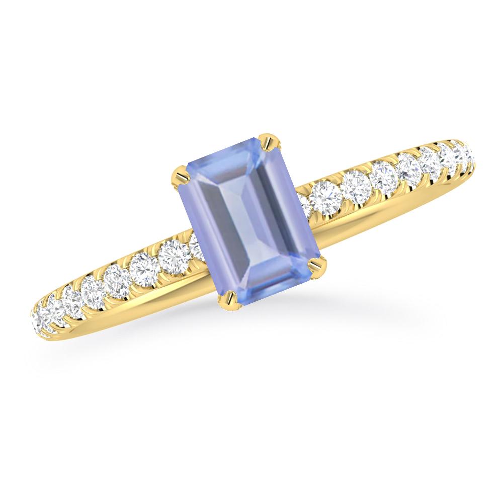 Yellow Gold - Tanzanite