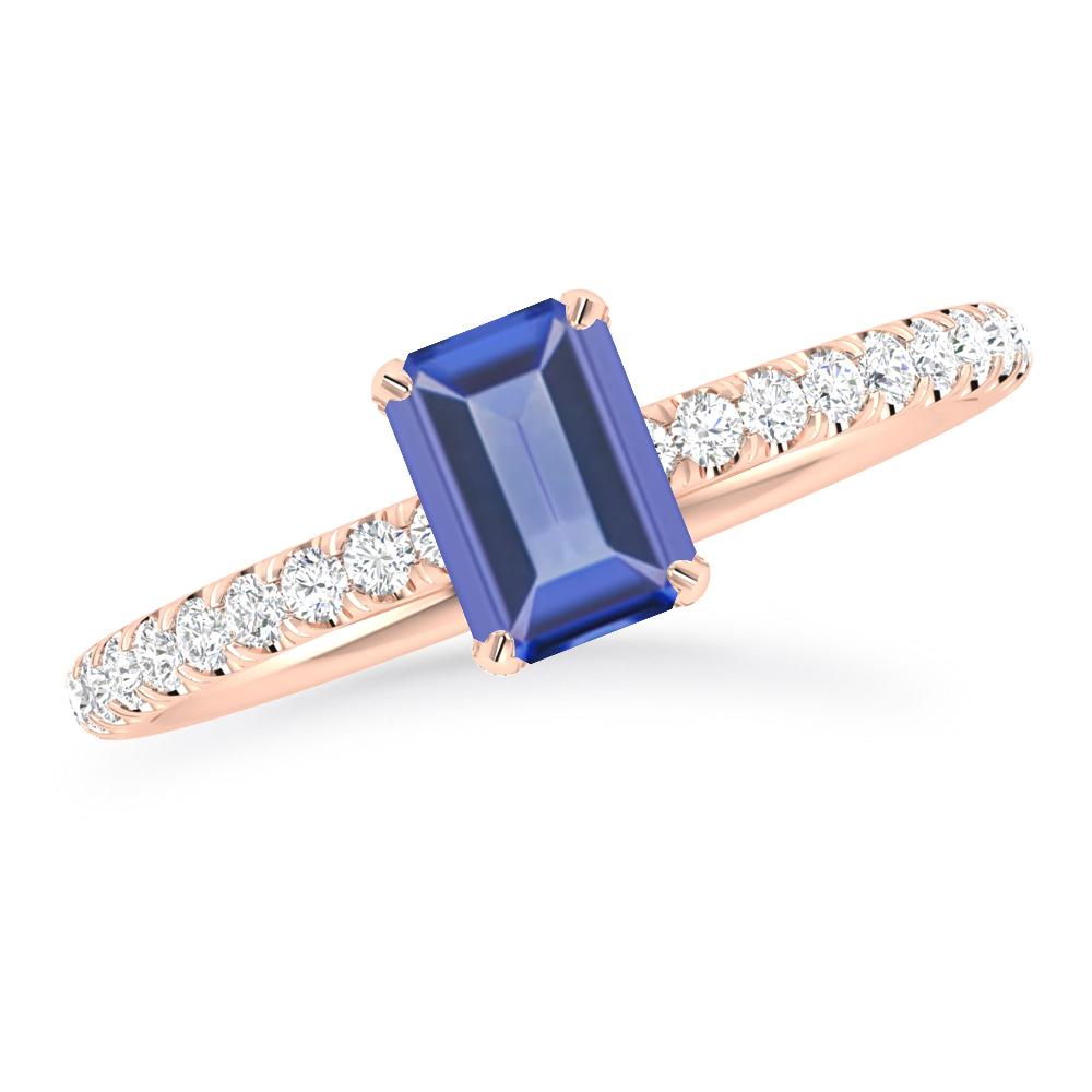 Rose Gold - Tanzanite