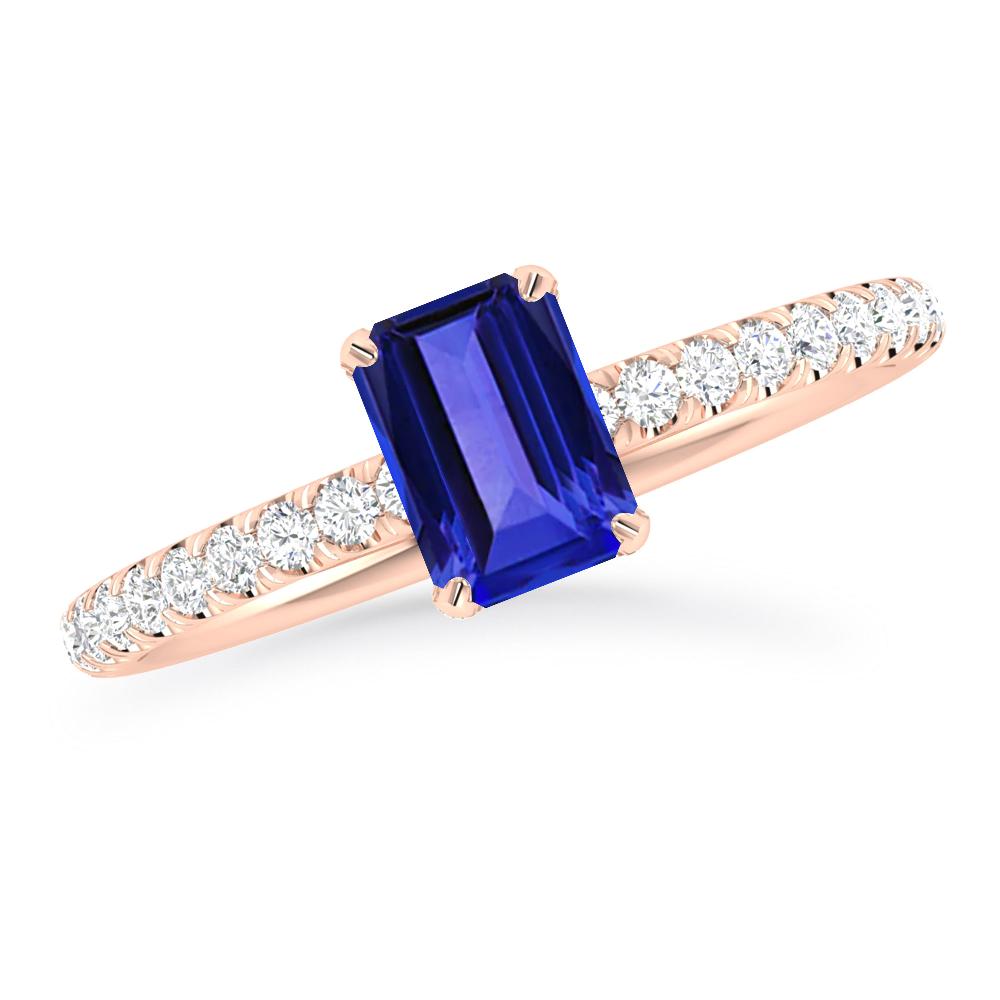 Rose Gold - Tanzanite