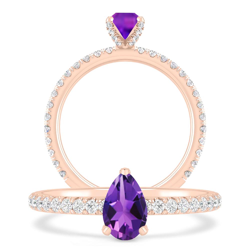 Rose Gold - Amethyst