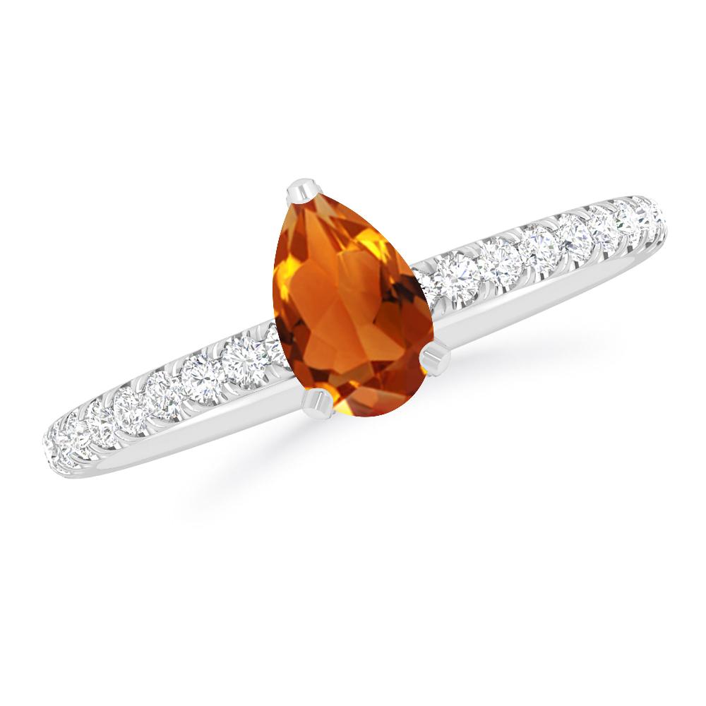 White Gold - Citrine