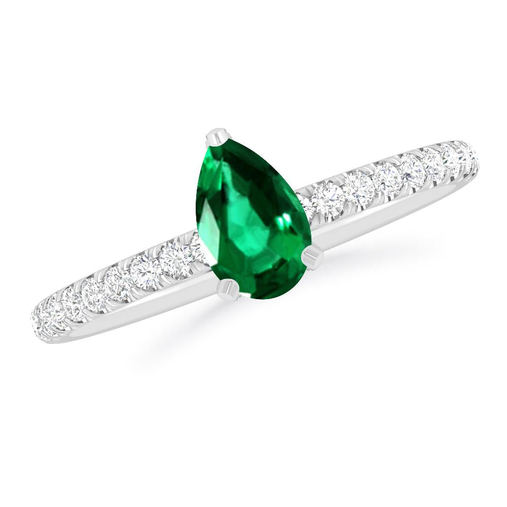 White Gold - Emerald