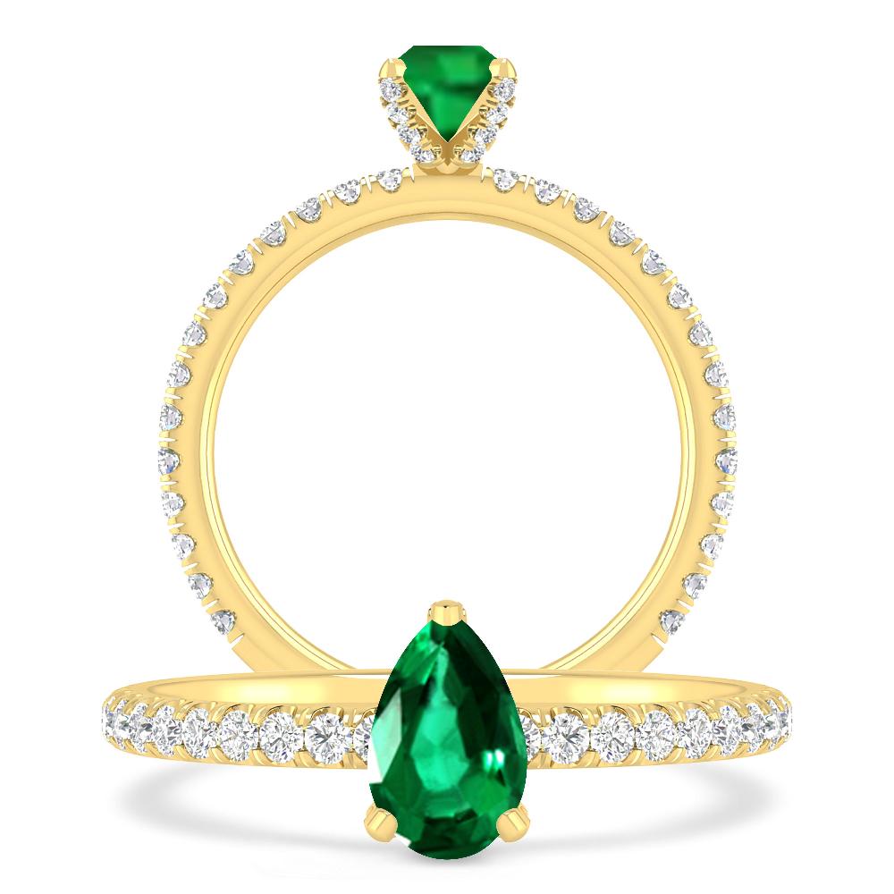 Yellow Gold - Emerald