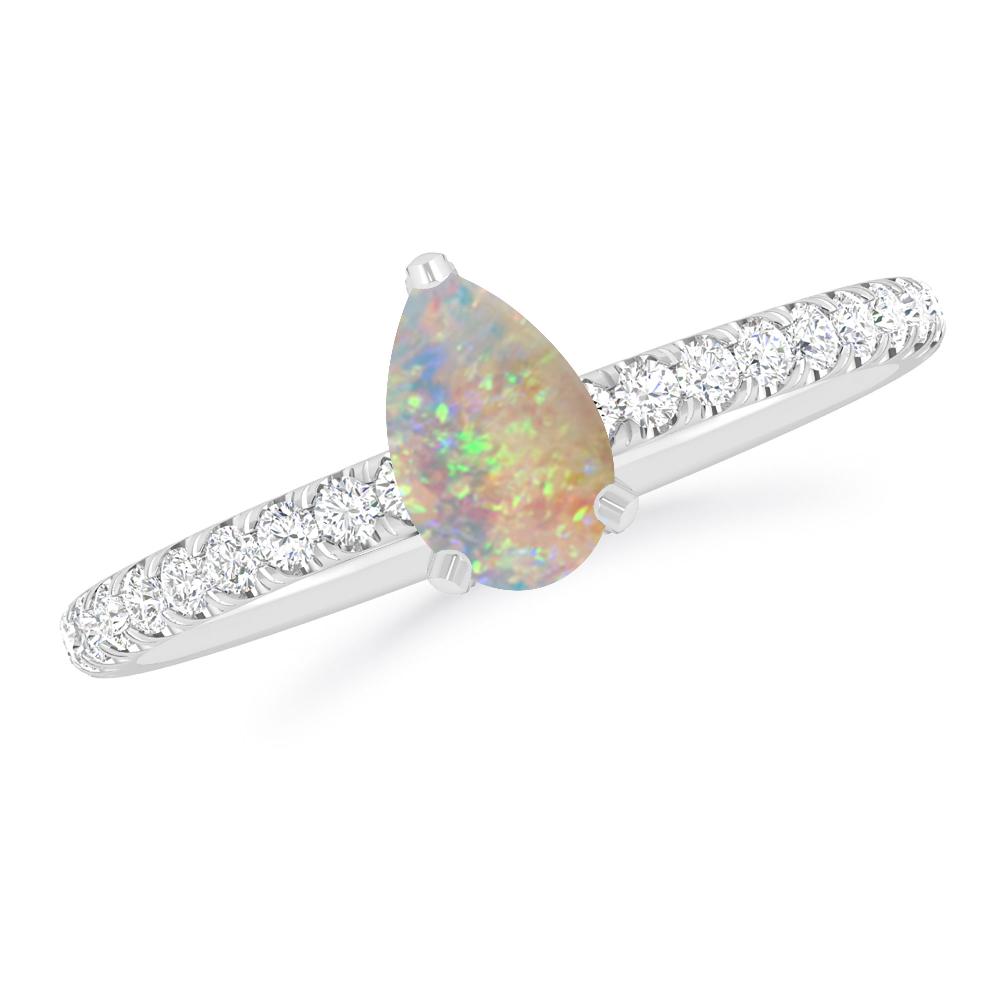 White Gold - Opal