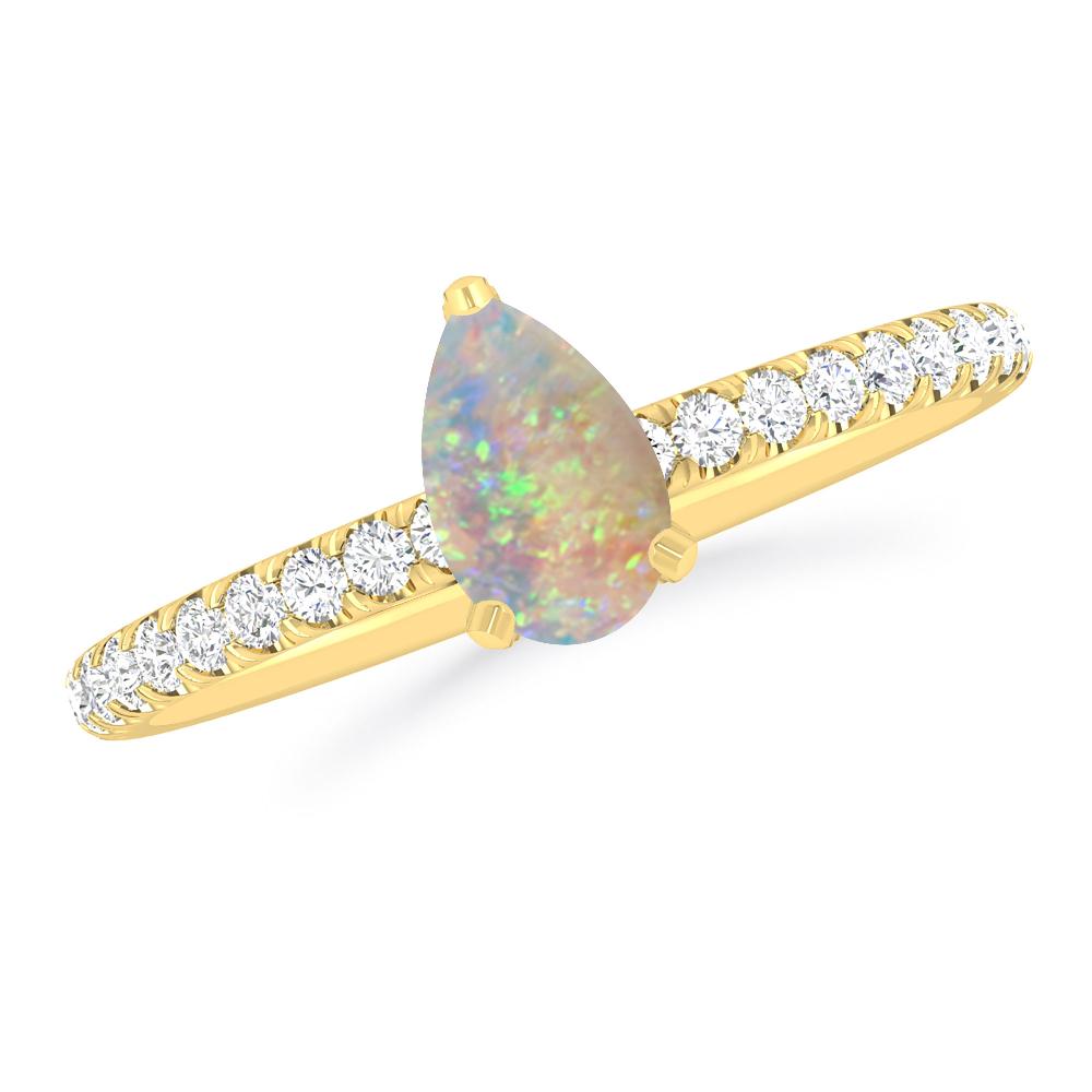 Yellow Gold - Opal