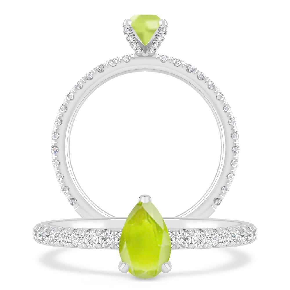 White Gold - Peridot