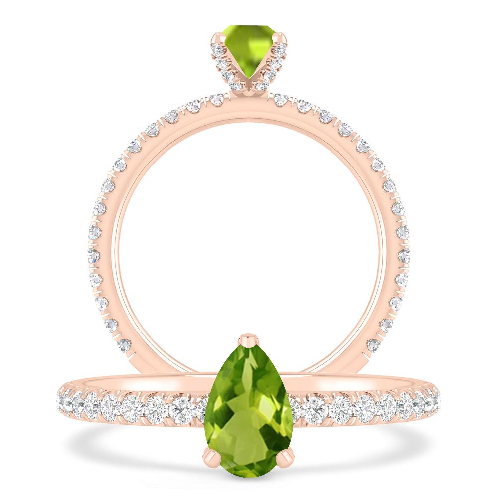 Rose Gold - Peridot