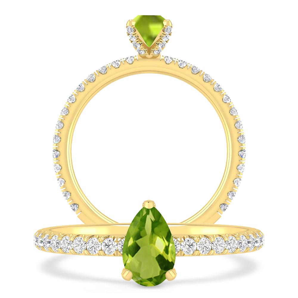 Yellow Gold - Peridot