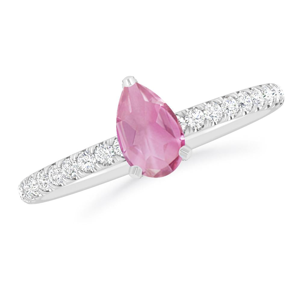 White Gold - Pink Tourmaline