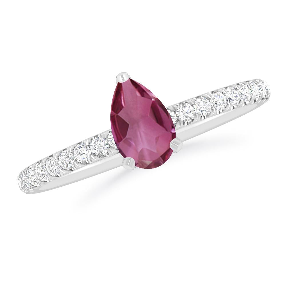 White Gold - Pink Tourmaline