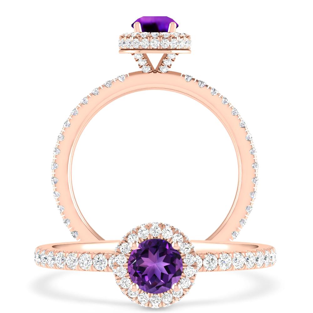 Rose Gold - Amethyst