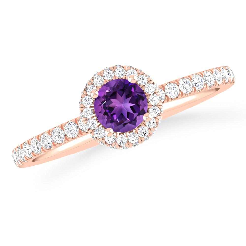 Rose Gold - Amethyst