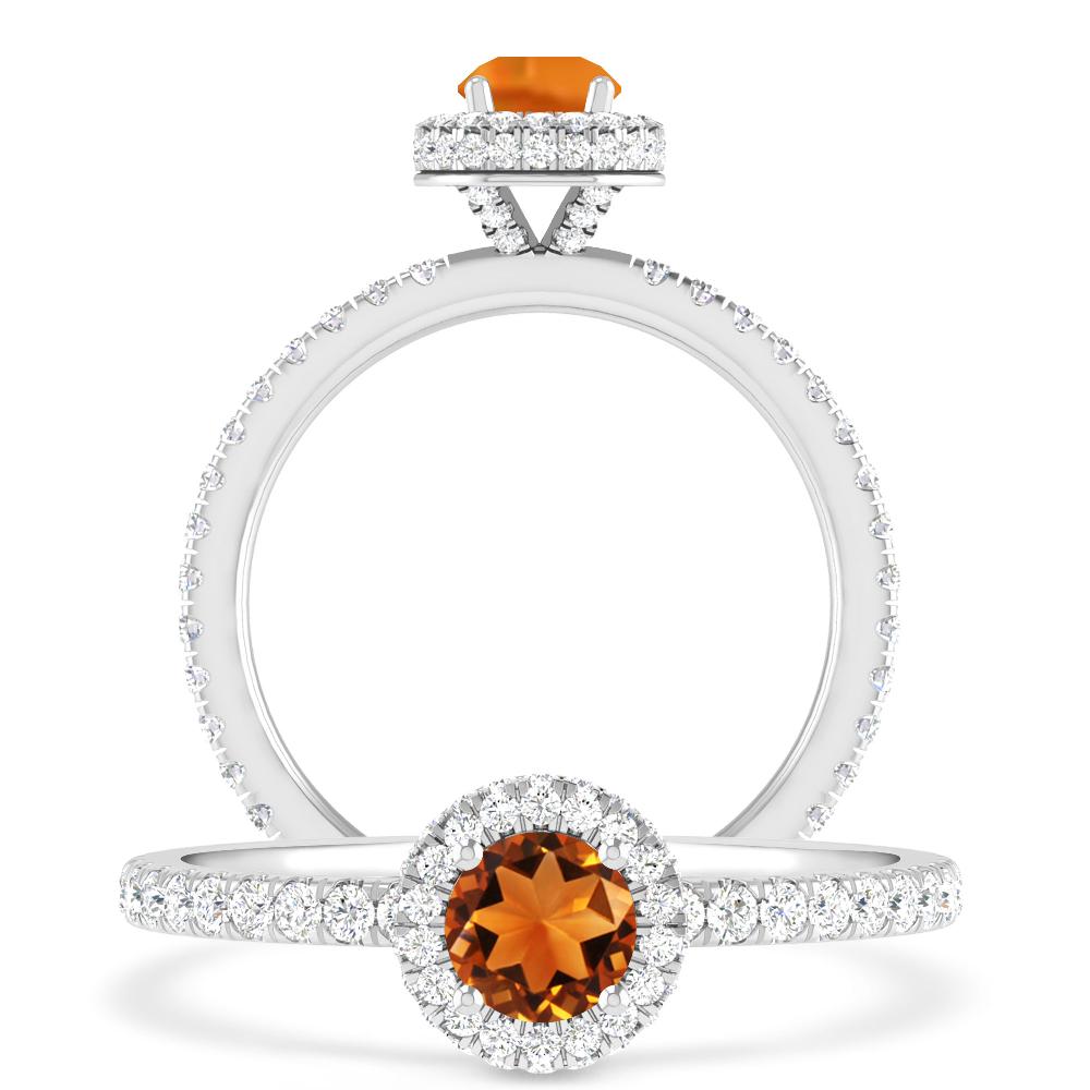 White Gold - Citrine