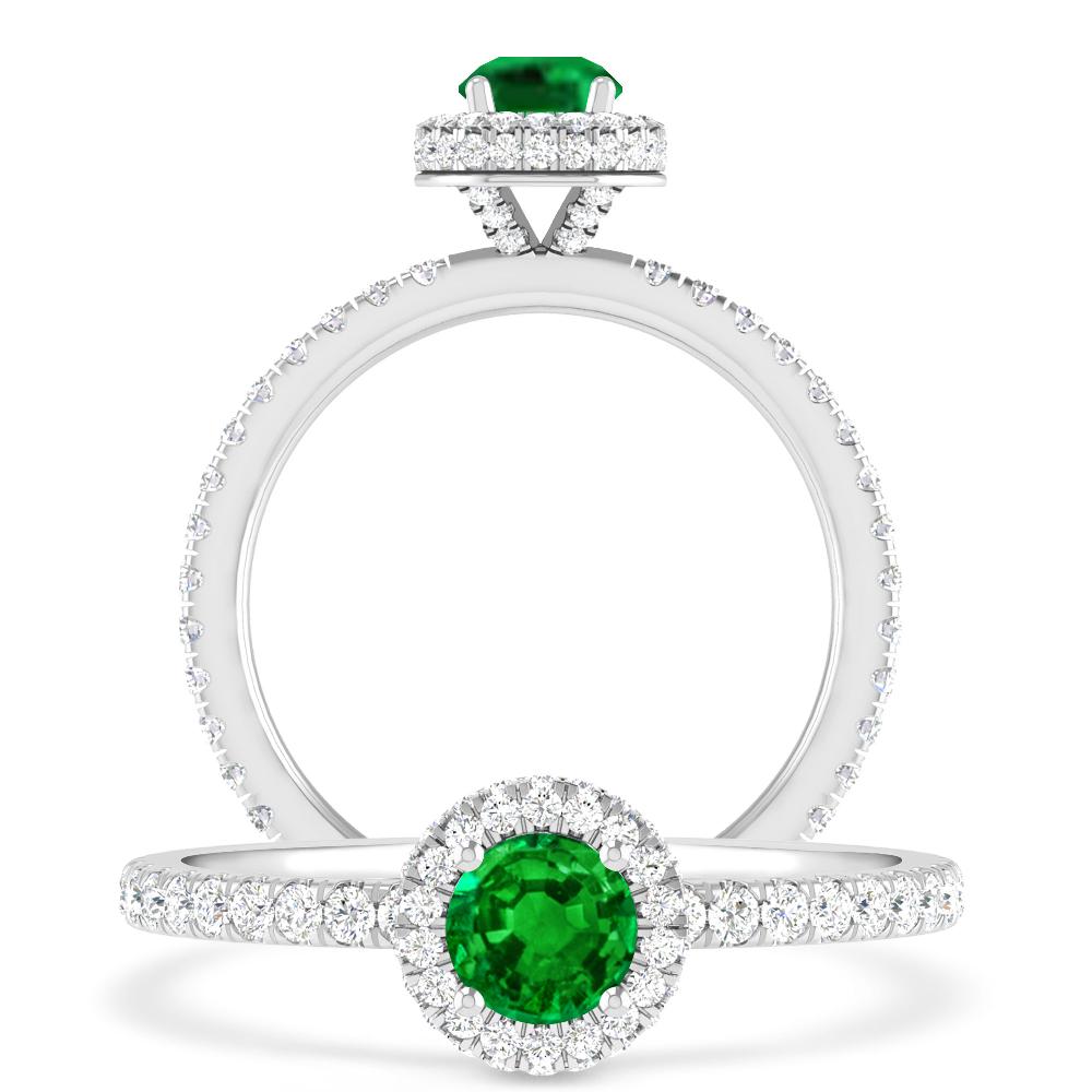 White Gold - Emerald