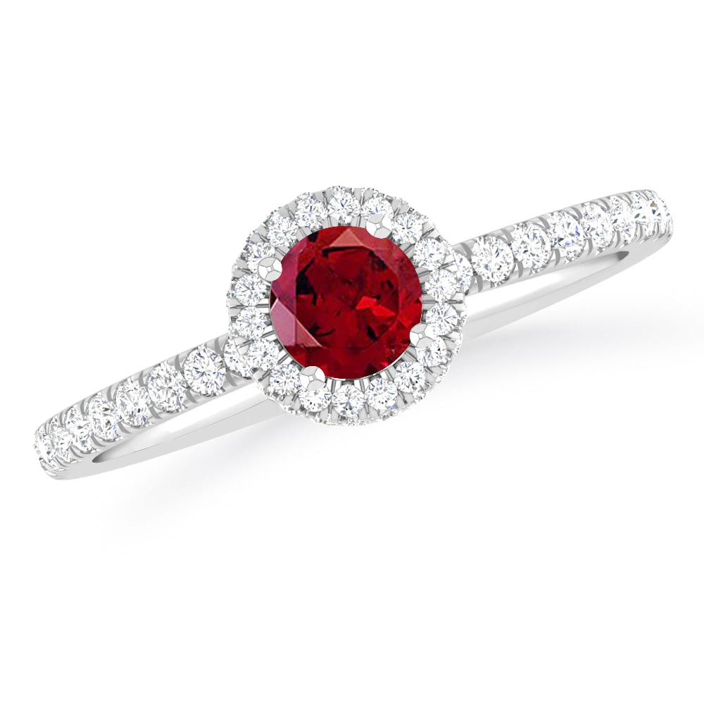 White Gold - Garnet