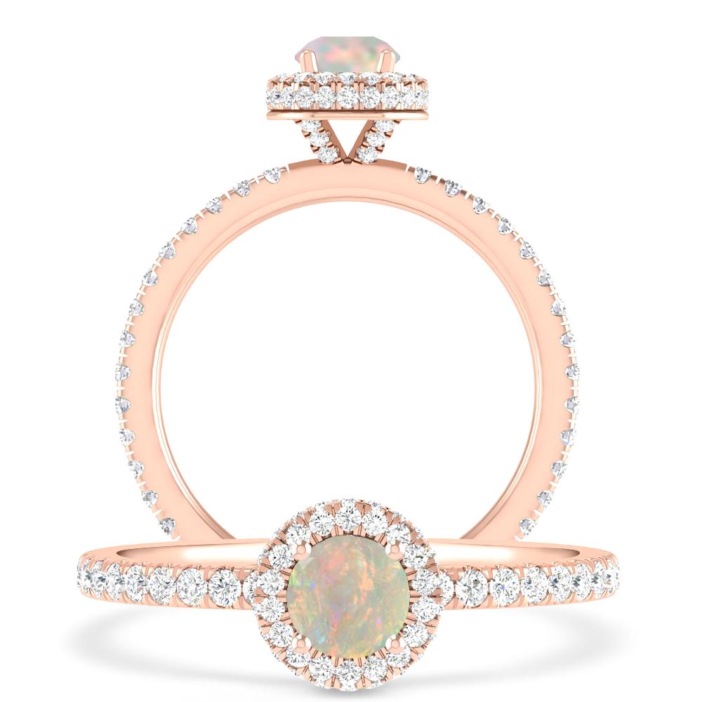 Rose Gold - Opal