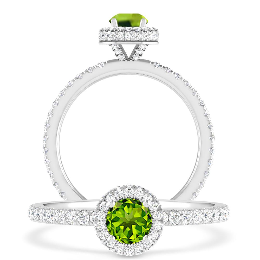 White Gold - Peridot