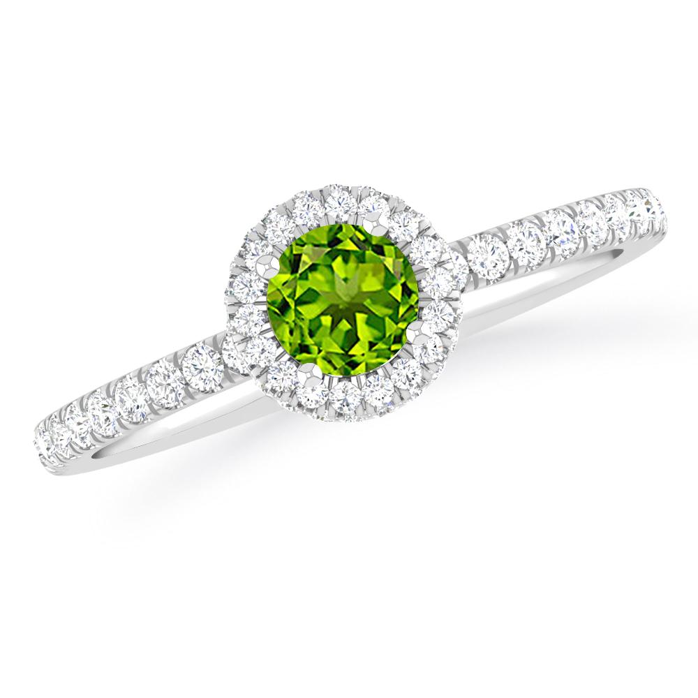 White Gold - Peridot