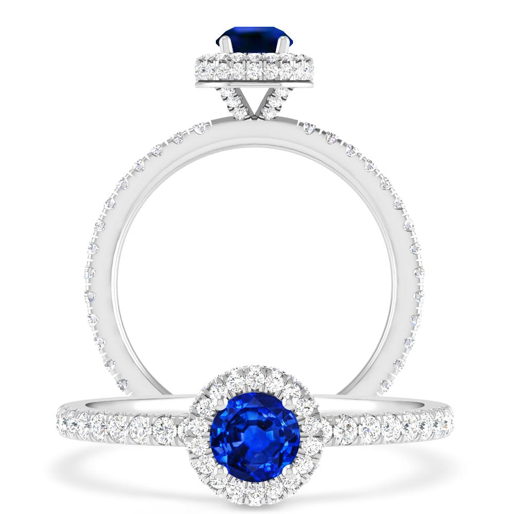 White Gold - Sapphire