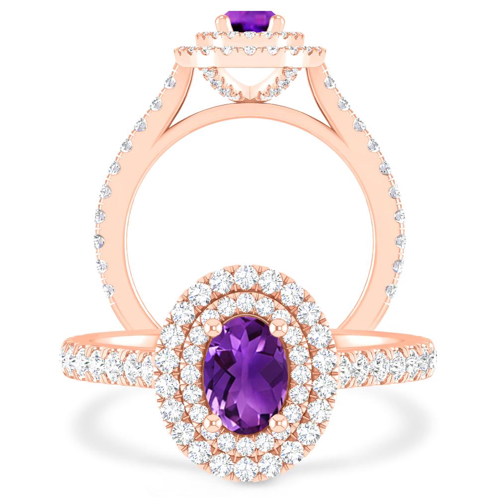 Rose Gold - Amethyst