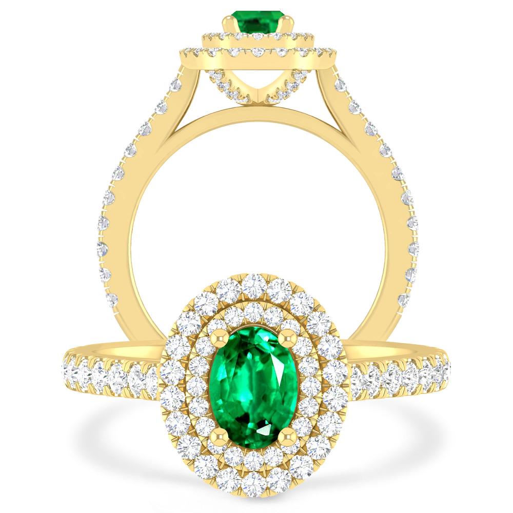 Yellow Gold - Emerald