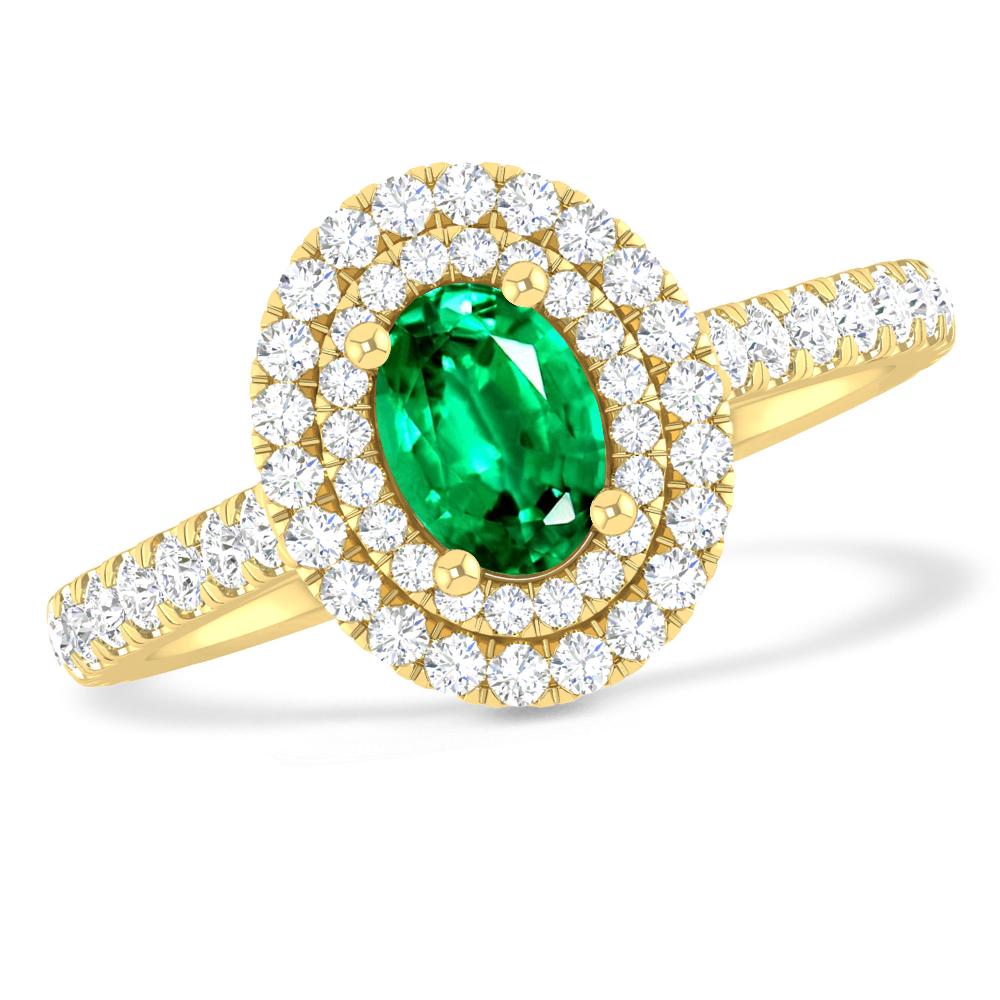 Yellow Gold - Emerald