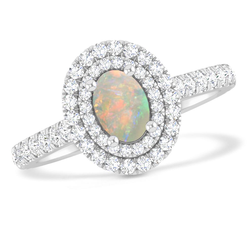 White Gold - Opal