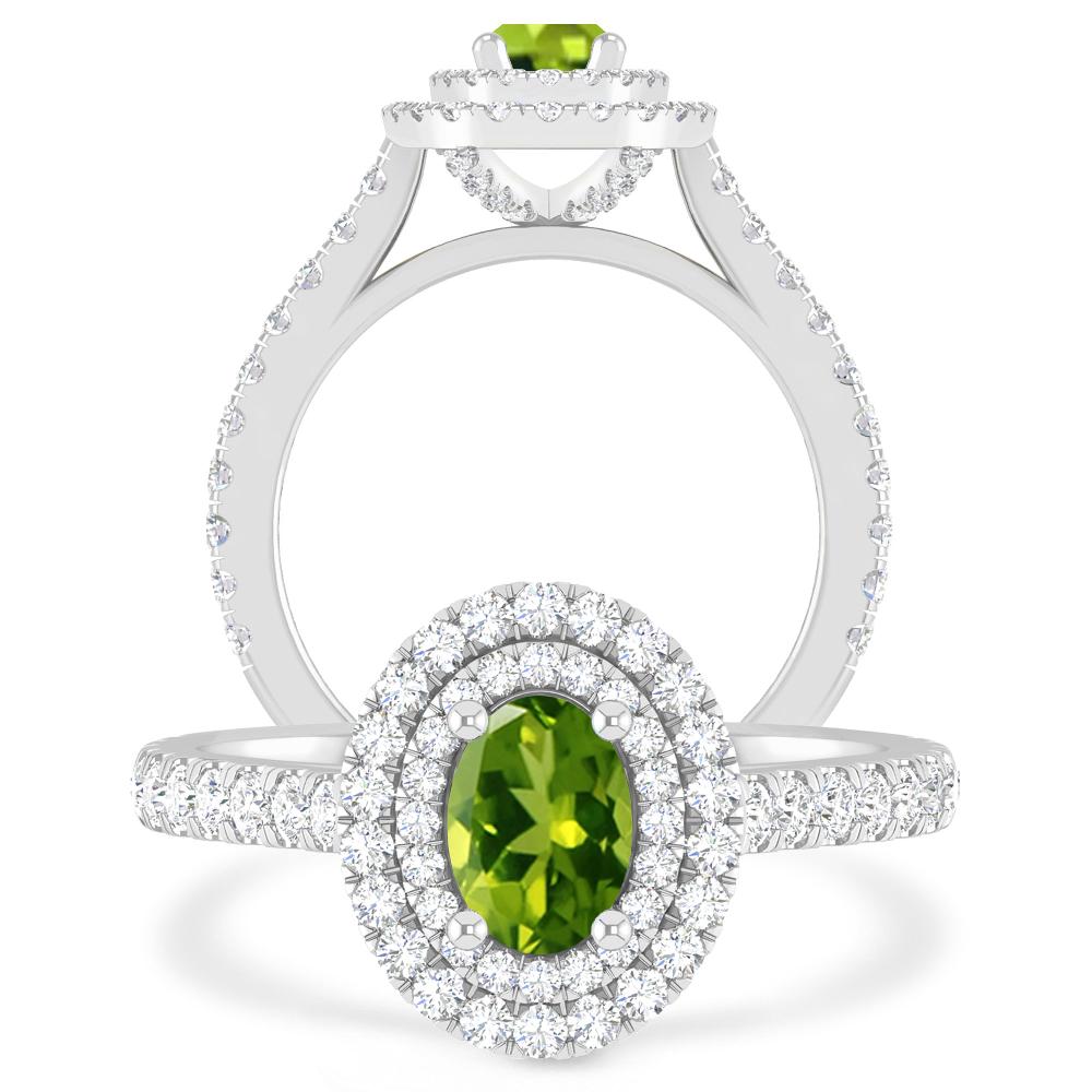 White Gold - Peridot