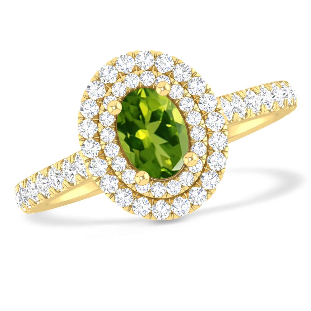 Yellow Gold - Peridot