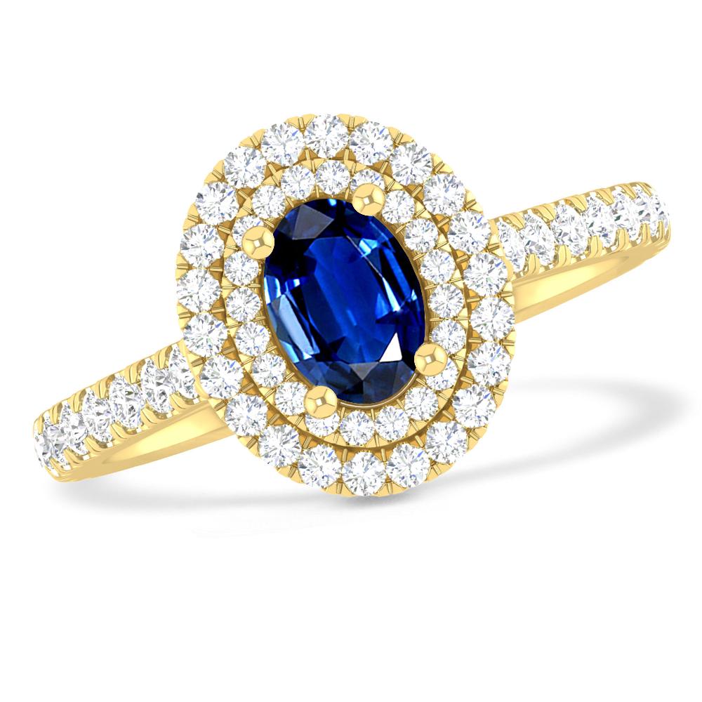 Yellow Gold - Sapphire