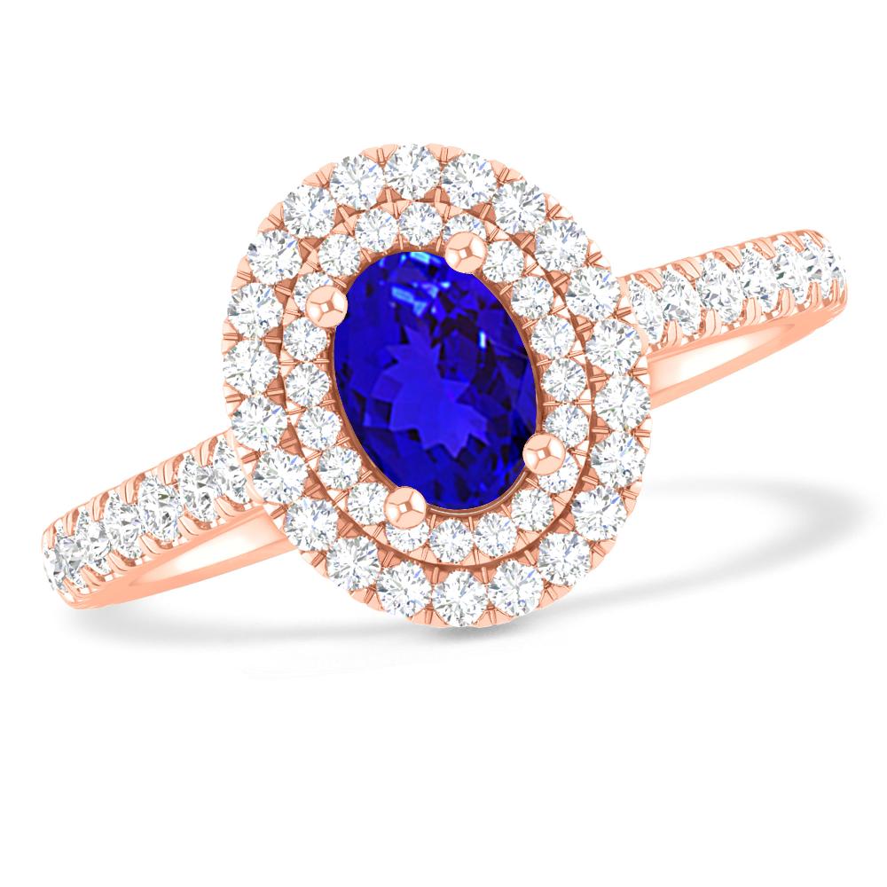 Rose Gold - Tanzanite