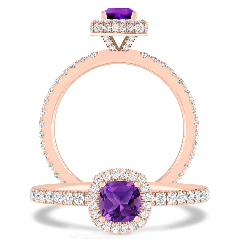 Rose Gold - Amethyst