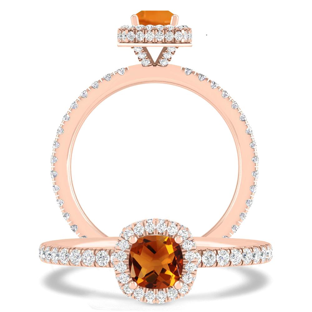 Rose Gold - Citrine