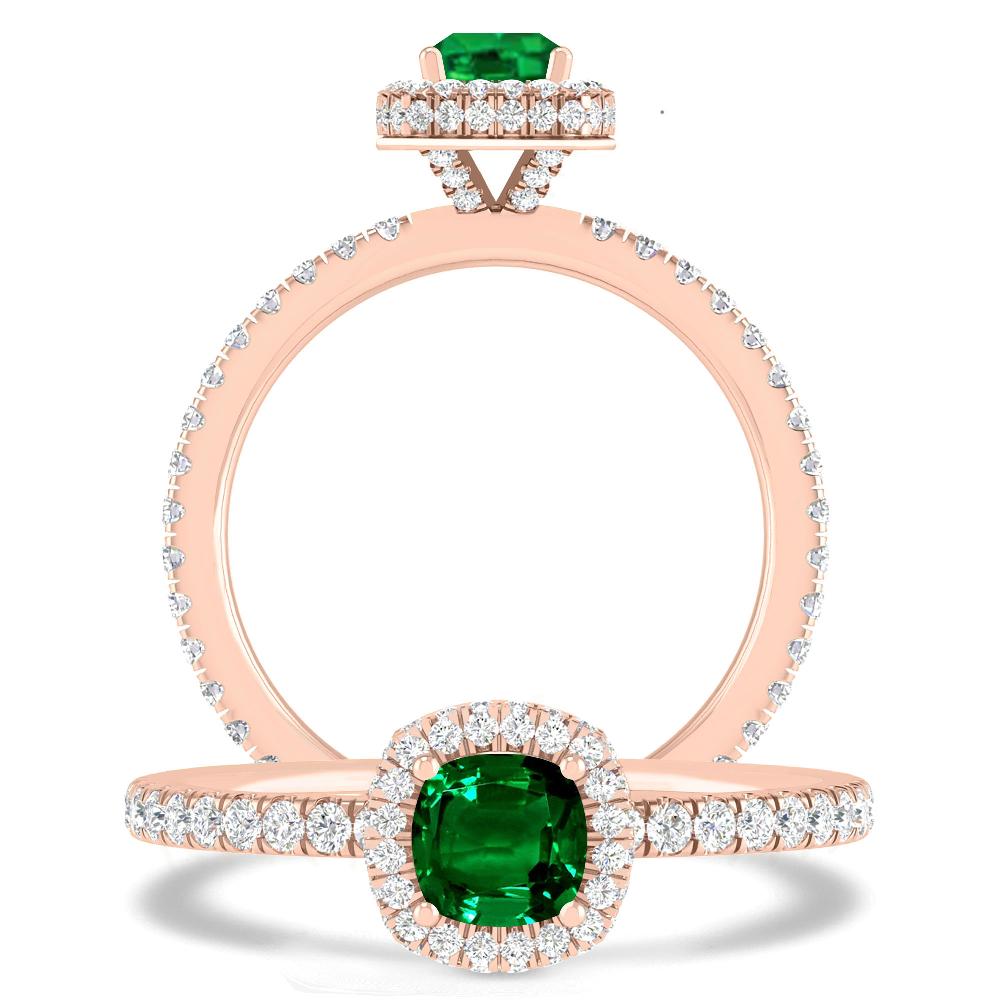 Rose Gold - Emerald