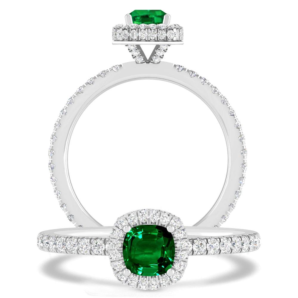 White Gold - Emerald