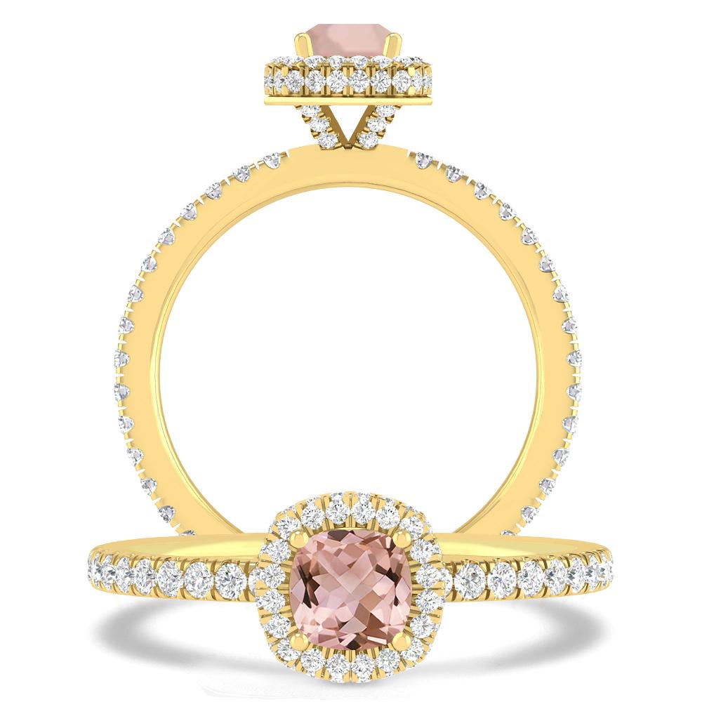 Yellow Gold - Morganite