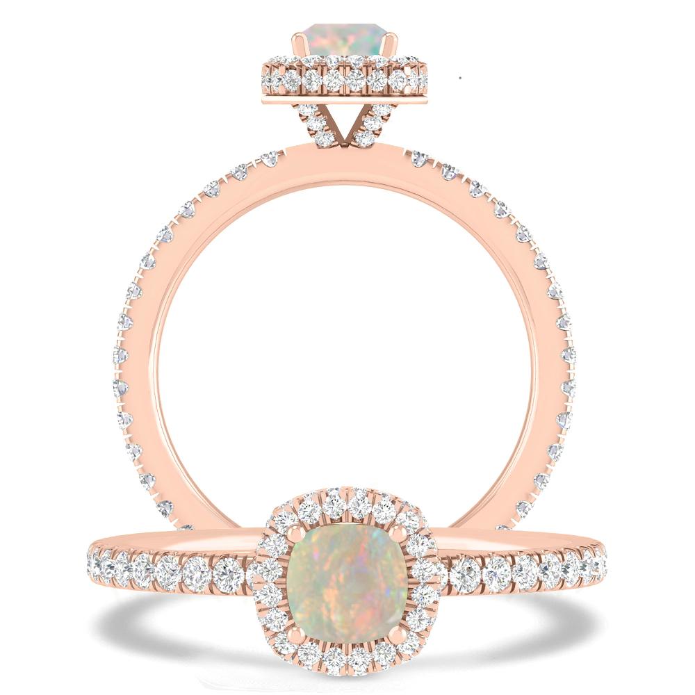 Rose Gold - Opal