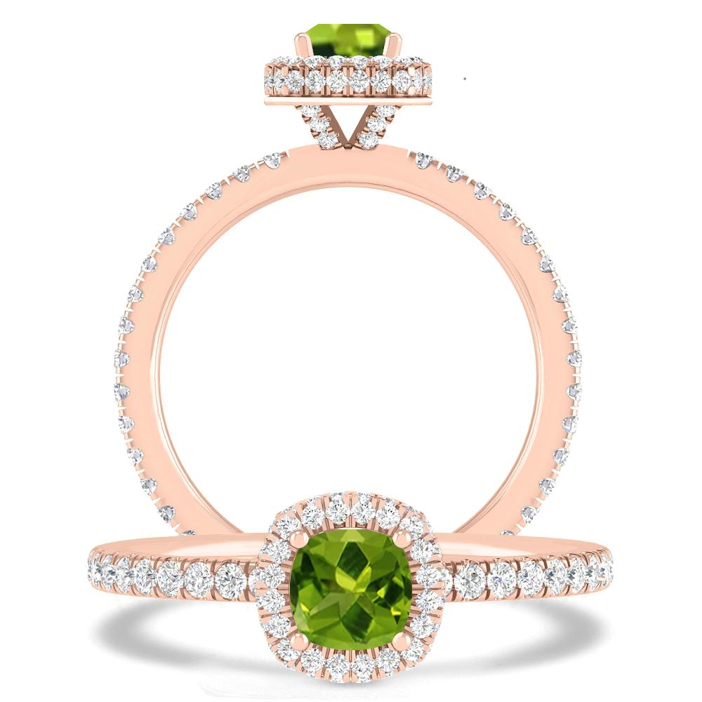 Rose Gold - Peridot