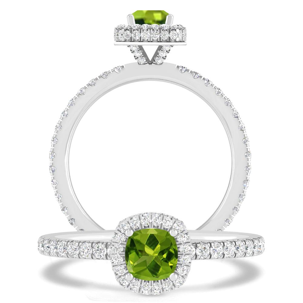 White Gold - Peridot