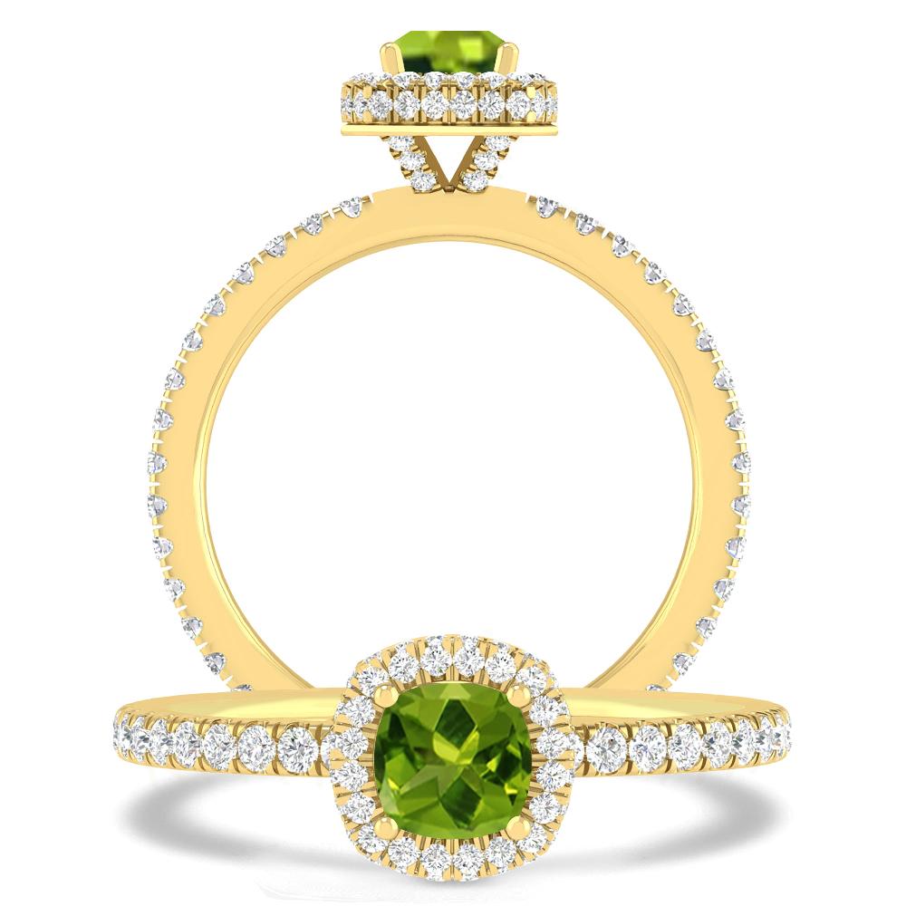 Yellow Gold - Peridot