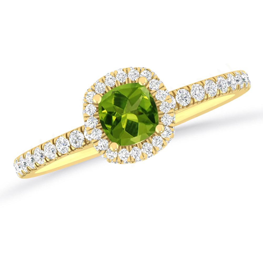 Yellow Gold - Peridot