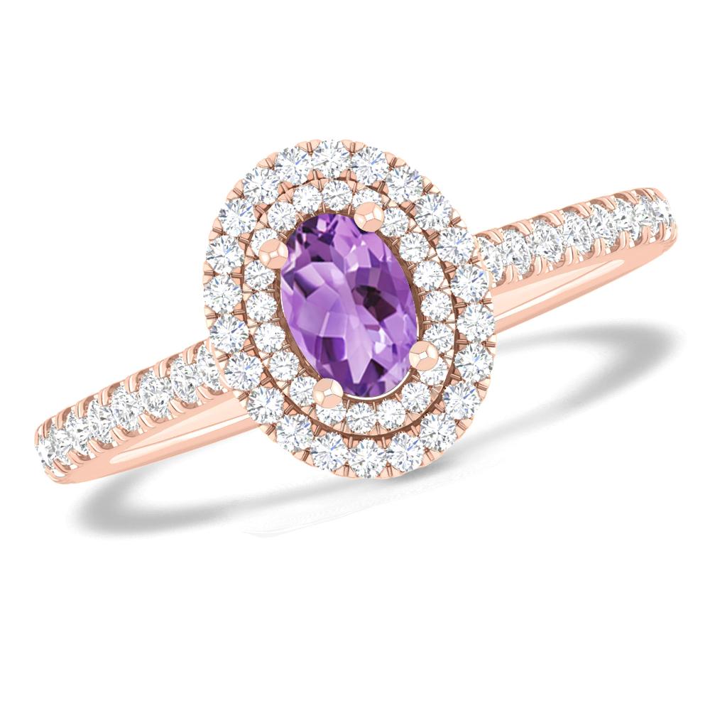 Rose Gold - Amethyst