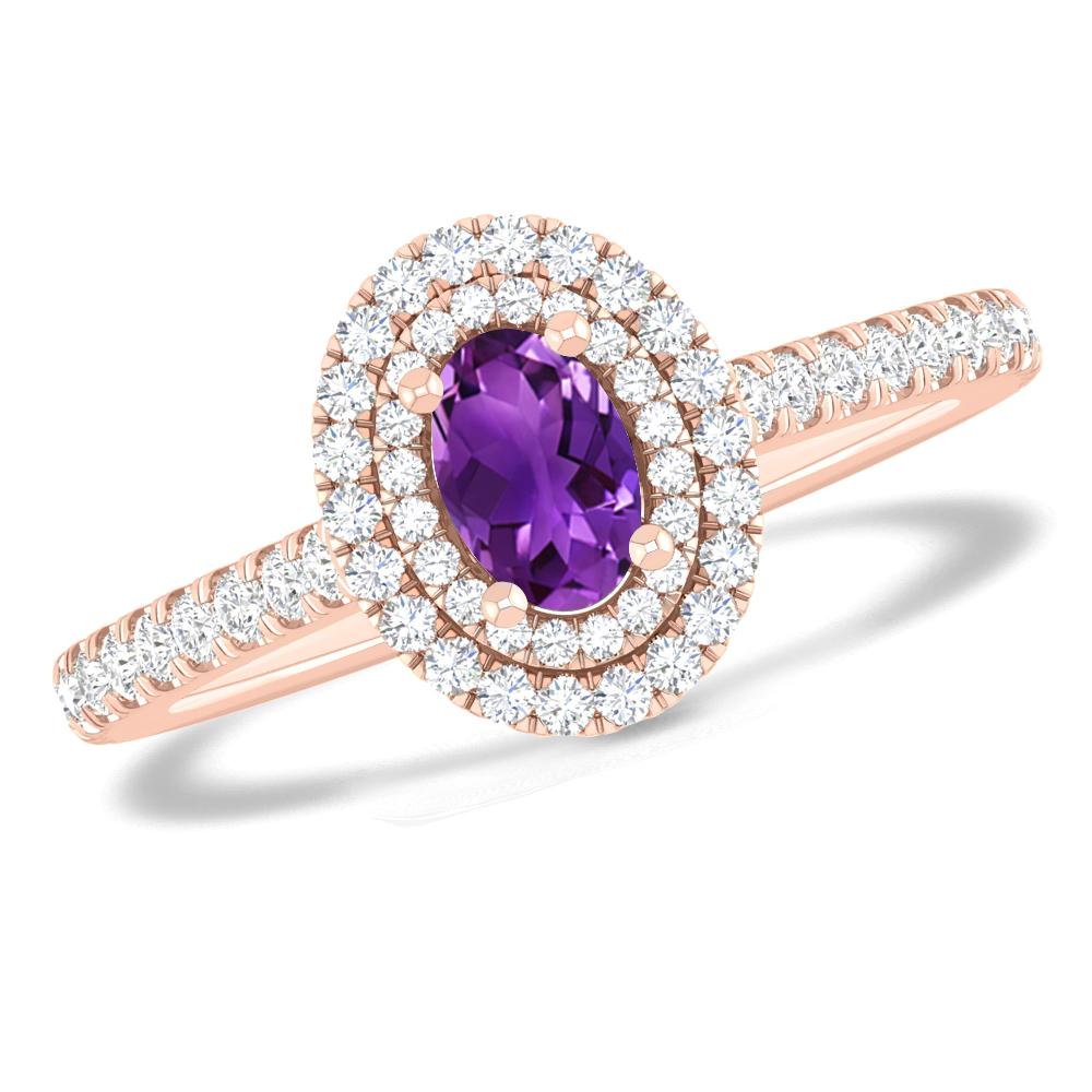 Rose Gold - Amethyst