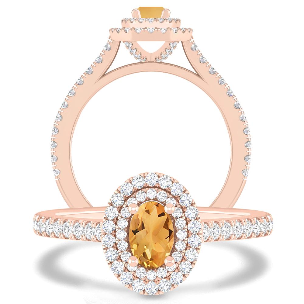 Rose Gold - Citrine