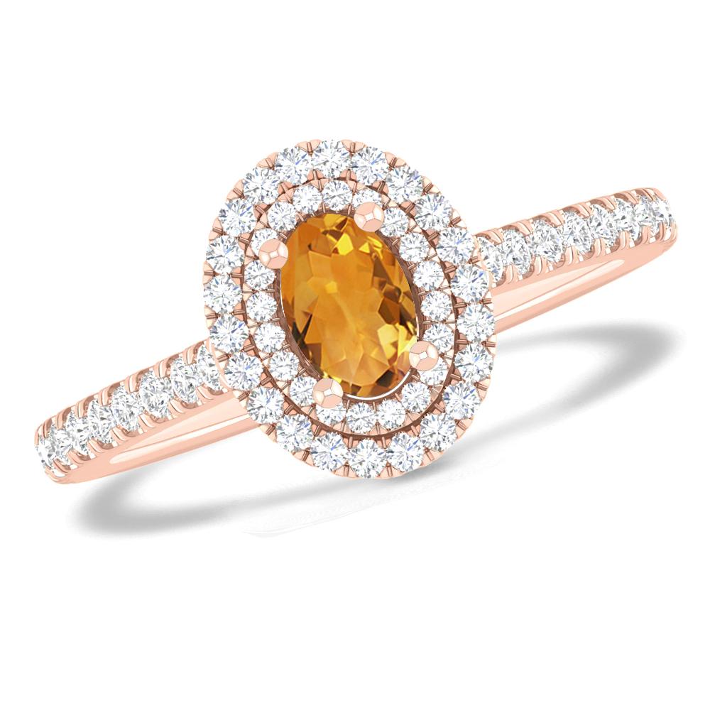 Rose Gold - Citrine