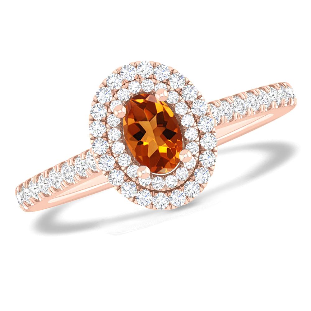 Rose Gold - Citrine