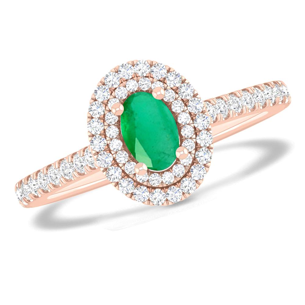 Rose Gold - Emerald