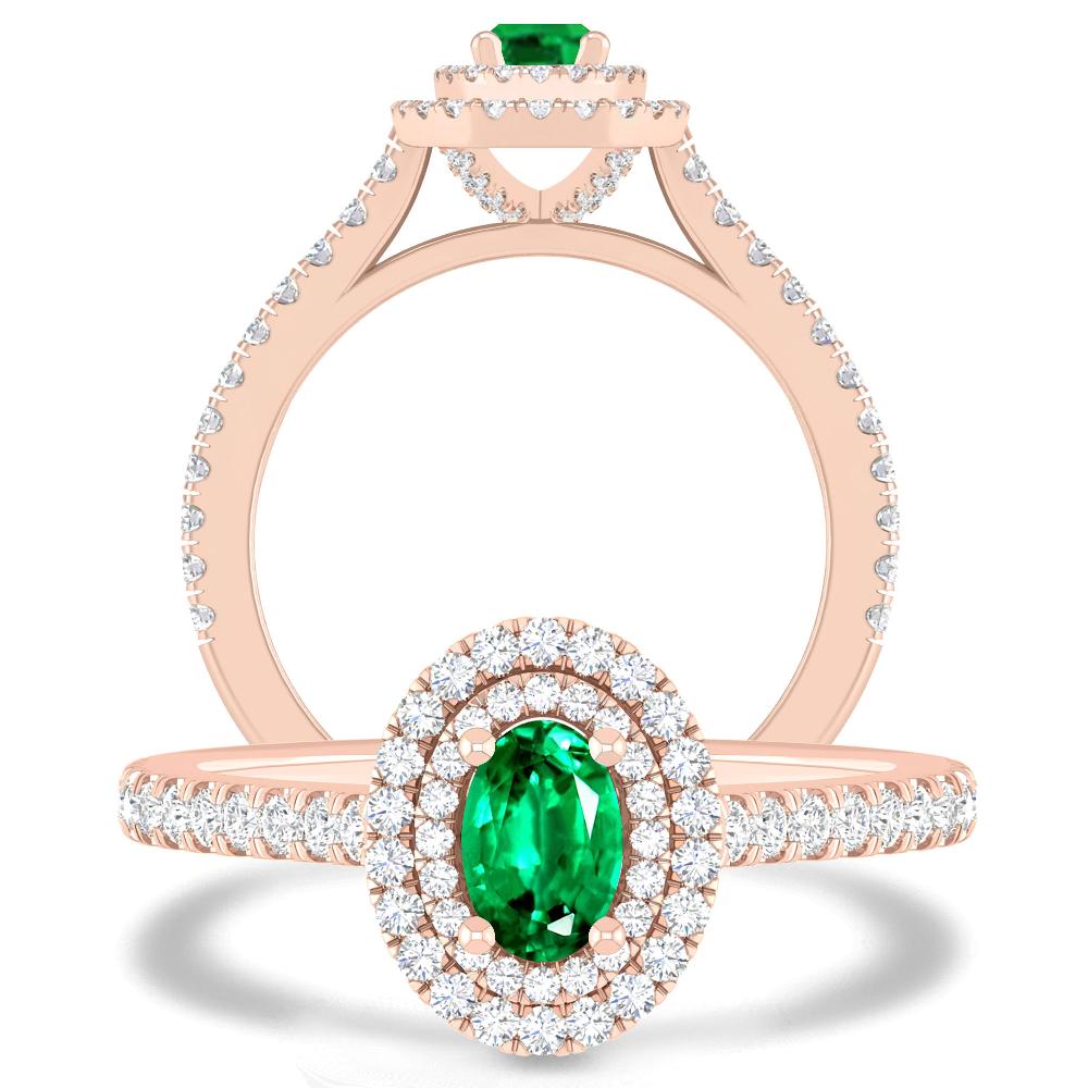 Rose Gold - Emerald