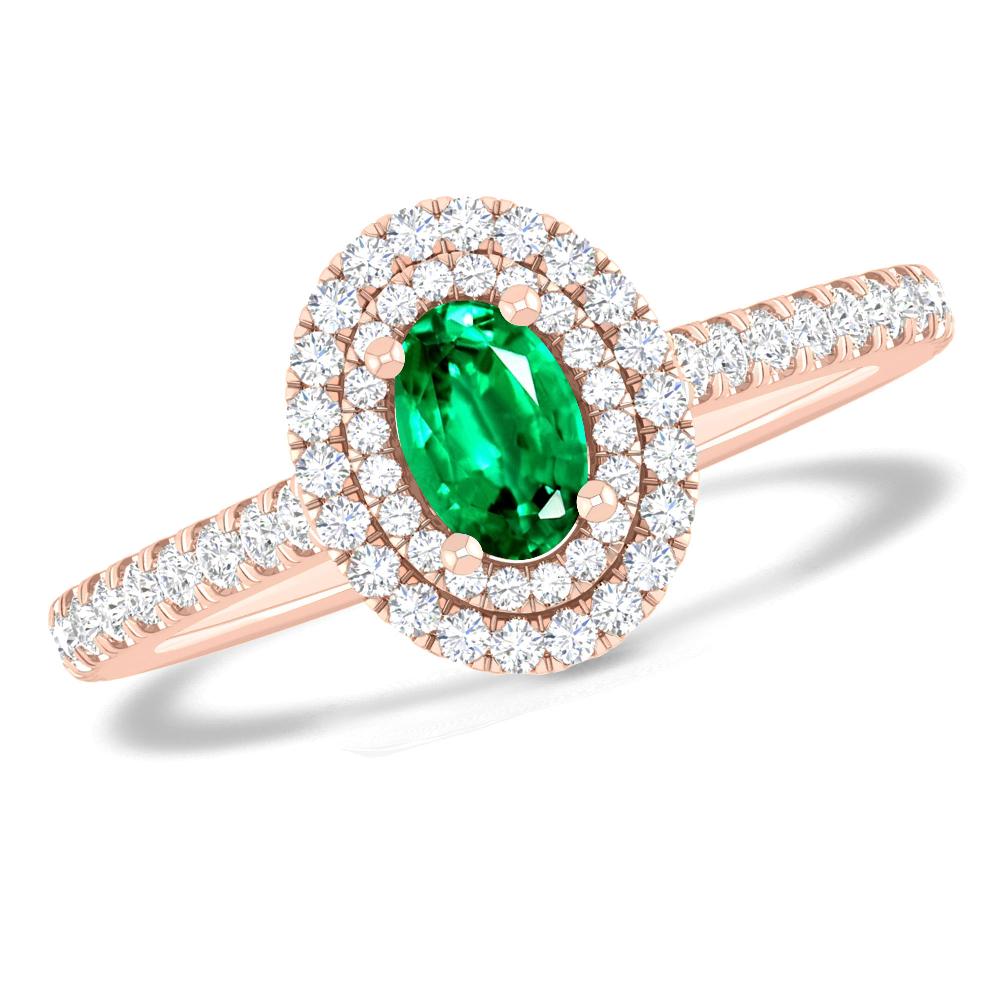 Rose Gold - Emerald