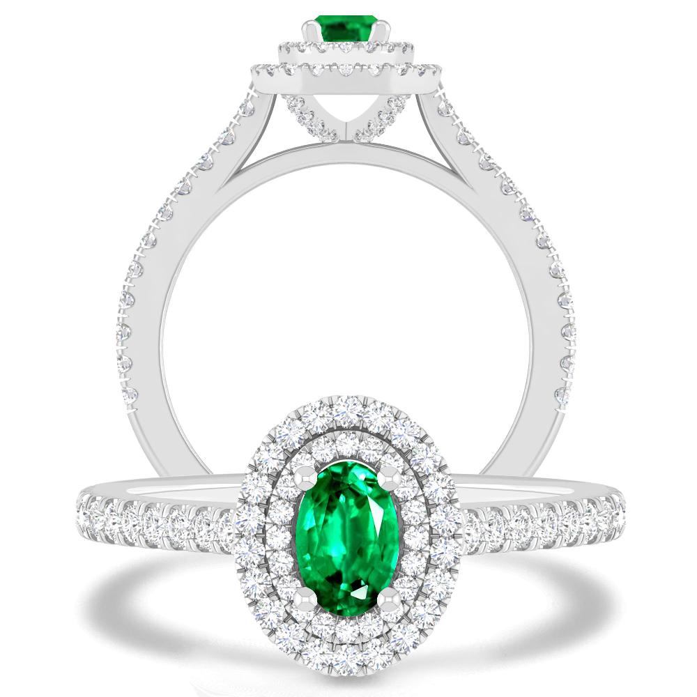 White Gold - Emerald